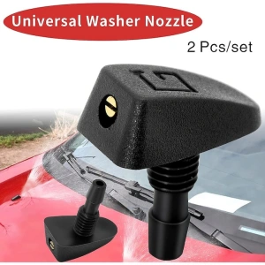 Set 2 duze universale de spalare pentru parbriz, model reglabil tip ceata, plastic rezistent, 3.5x2.7 cm, culoare neagra - Img 6