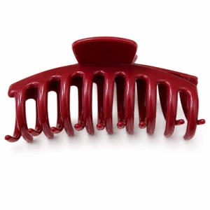 Set 3 clesti par, culori variate 10.9 x 4.5 cm, alese aleatoriu, accesorii late din plastic rigid cu arc metalic, pentru coc, par lung, gros si des - Img 12