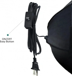 Set iluminare studio cu 2 softbox reglabile, 2 trepiede 200 cm, 2 becuri LED 105W lumina rece, 2 telecomenzi, filet 1/4 - Img 5