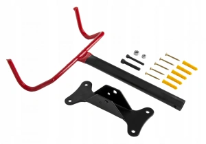 Suport de fixare pentru bicicleta,38 cm Negru/Rosu - Img 5