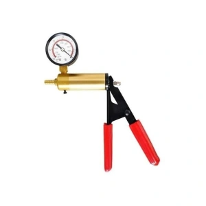 Trusa pompa manuala vacuum si tester presiune frane, set complet diagnostic auto ABS EGR servofrana, cu manometru, furtunuri si adaptoare - Img 10