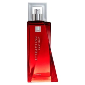 Apă de parfum Avon Attraction Instinct pentru bărbați 75 ml - parfum lemnos-condimentat cu note de piper negru, salvie și ambră caldă, dedicat bărbatului care trăiește după instinct