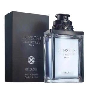 Apa de parfum barbati Oriflame Possess The Secret 75 ml cu acorduri de gheata si note lemnoase, aroma intensa si masculina