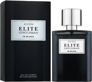 Apă de toaletă Avon Elite Gentleman In Black 75 ml - oriental-lemnoasă pentru bărbați, cu note de piper negru, vanilie și lemn de cedru, perfectă pentru seară și ocazii speciale - Img 4