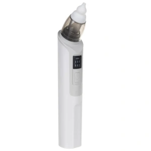 Aspirator nazal electric pentru bebelusi,cu capact de silicon si cablu incarcare inclus - Alb - Img 6