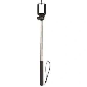 Brat telescopic cu filet universal 1/4 si suport reglabil pentru telefon - Roz - Img 3