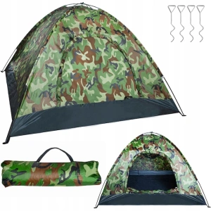 Cort camping 2-4 persoane - modele multiple, 1 camera, impermeabile, cu plasa de tantari, pentru camping, drumetii si activitati outdoor - Img 8