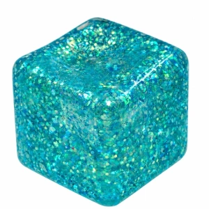 Cub antistres 5 x 5 x 5 cm, 140 g, cu sclipici, jucarie senzoriala - Img 9