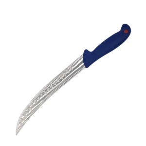 Cutit macelar cu lama curbata pentru feliat si dezosat, lungime totala 33 cm, lama 18 cm