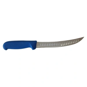 Cutit profesional de macelarie curbat pentru transat si degresat 38.5 cm - Img 2
