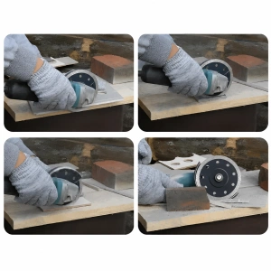Disc diamantat continuu pentru portelan, ceramica, sticla si materiale compozite, 125 mm, grosime 1.4 mm, alezaj 22.2 mm - Img 7