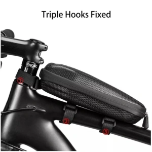 Geanta pentru bicicleta, impermeabila, 1.5l, 24.5 x 10 x 8 cm, negru - Img 2