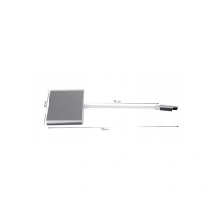 Hub adaptor USB Type-C cu HDMI, USB 3.0 si port Power Delivery, 19 cm - extindere video UHD, transfer rapid de date si incarcare simultana - Img 7