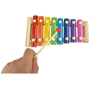 Instrument muzical pentru copii,Xilofon din lemn cu 8 note - Multicolor - Img 3