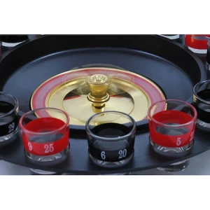 Joc Ruleta cu pahare pentru shot-uri,distractie,petreceri,29 cm diametru,16 pahare - Img 5