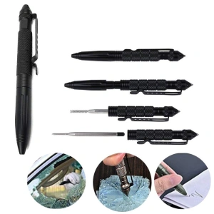 Kit supravietuire multifunctional camping si urgente, trusa compacta cu busola, lanterna, amnar, cutit pliabil si accesorii outdoor - Img 9
