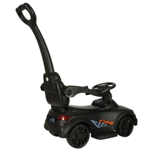 Masinuta pentru copii, maner ghidare, greutate maxima suportata 23 kg, lumini si sunete, 84 x 64 x 31 cm, negru - Img 6