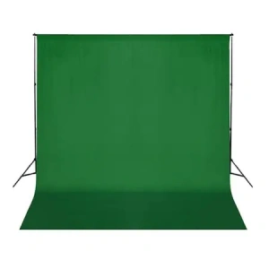 Panza fundal studio,din bumbac,chroma-key,dimensiune 300x300 cm - Verde - Img 2