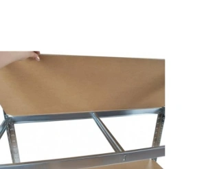 Raft de depozitare metalic, 220x100x45 cm, sarcina maxima 1000kg, 5 nivele, cadru otel zincat - Img 4