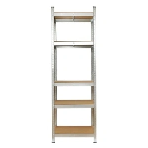 Raft metalic pentru depozitare, 5 polite, capacitate 100 kg/polita, 170x80x30cm