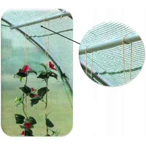 Sera tip tunel 6x3x2 m, cadru metalic, 8 ferestre - Img 5