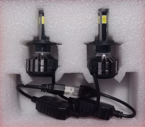 Set 2 becuri LED, model D6, soclu H7,putere set 76W, 8400 lumeni - Img 2