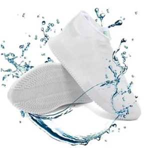 Set 2 huse impermeabile pentru încălțăminte, latex, antiderapante, reutilizabile, unisex, mărimi M/L, 3 culori - Img 5