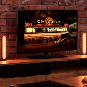 Set 2 lampi LED RGB, 12 culori, 4 moduri de iluminare, montare verticala sau orizontala, alimentare USB, telecomanda inclusa, 26.5 x 4.1 x 3.5 cm, negre - iluminare moderna, dinamica si personalizata - Img 9