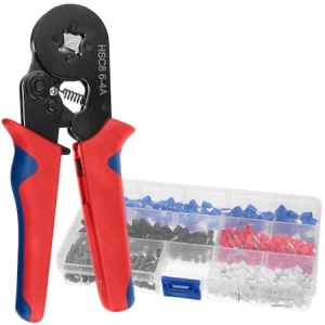 Set cleste pentru sertizare, patru falci, 500 buc terminale conductori cu auto-reglare, 0.25 - 10 mm2 - Img 6