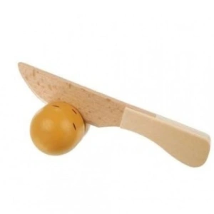 Set de joaca pentru copii,9 legumede taiat,cutit din lemn,cutie de depozitare - Multicolor - Img 5
