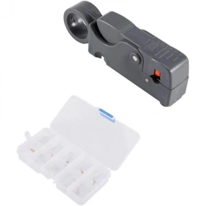 Set de reparare LAN a cablului de rețea 9 in 1 + husa depozitare - Img 4
