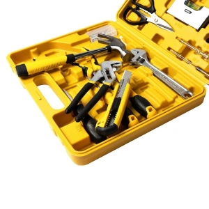 Set multifunctional, 48 piese, pentru uz casnic, cutie de depozitare inclusa, galben - Img 7