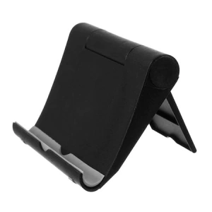 Suport telefon universal cu unghi reglabil de inclinare, 7.8x9.8x1.8cm - Negru - Img 1