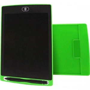 Tableta grafica de desenat pentru copii de 8.5 inch diagonala, cu buton de stergere si creion - Verde - Img 6