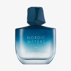 Apa de parfum barbati Oriflame Nordic Waters Infinite Blue 75 ml cu note acvatice profunde si baza lemnoasa calda, aroma intensa si revigoranta - Img 4