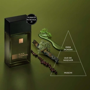 Apă de toaletă Avon Black Suede Real pentru bărbați 100 ml - parfum lemnos-aromatic cu note de bergamotă, lavandă și mosc, pentru bărbatul autentic, puternic și încrezător - Img 3