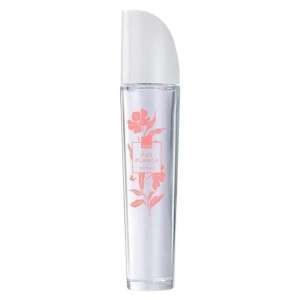 Apa de toaleta Avon Pur Blanca Petal 50 ml - floral, fructata, pentru femei, cu note delicate de para, bujor, trandafir si mosc, perfecta pentru purtare zilnica si ocazii casual - Img 2