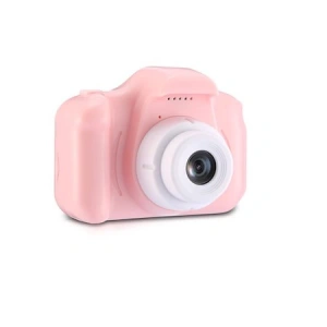 Aparat foto pentru copii,rezolutie 1080P HD,ecran 2 inch,12 MP + SD card inclus - Roz - Img 4