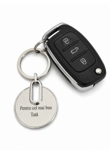 Breloc oval/rotund personalizat - Img 3