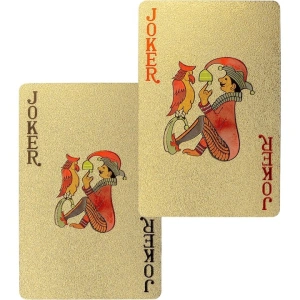 Carti de joc premium, rezistente si durabile la apa, suflate cu aur de 24k, poker, petreceri, ocazii speciale - Img 4