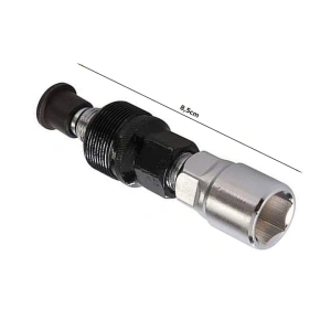 Cheie extractoare pentru pedale bicicleta, din otel, compatibil cheie 15, lungime 8.5 cm, patrata, negru/argintiu - Img 6