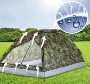 Cort camping 2-4 persoane - modele multiple, 1 camera, impermeabile, cu plasa de tantari, pentru camping, drumetii si activitati outdoor - Img 5
