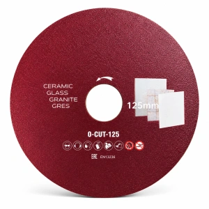 Disc diamantat subtire pentru taiere fina, 125 mm, pentru portelan, gresie, faianta, sticla si piatra naturala, utilizare uscata - Img 6