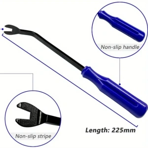 Extractor de capse pentru tapiterie auto, unealta demontare clipsuri, maner ergonomic, 22.5 cm - Img 8