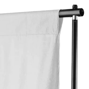 Fundal foto studio,panza din bumbac,dimensiune 300x300 cm - Alb - Img 3