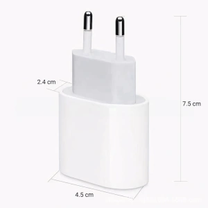Incarcator retea USB Type-C, fast charge 20W, compact, universal, design alb, compatibil cu smartphone-uri si tablete, ideal pentru calatorii - Img 10