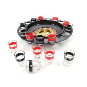Joc Ruleta cu pahare pentru shot-uri,distractie,petreceri,29 cm diametru,16 pahare - Img 2