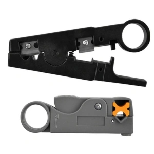 Kit instrumente de retea si tester cabluri XXL, compatibil mufe RJ45/RJ11, cu husa depozitare, 27x15.5x6 cm, negru-portocaliu - Img 3