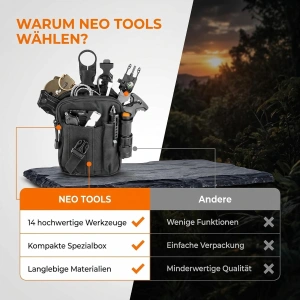 Kit supravietuire multifunctional 14 in 1 pentru camping si outdoor, cu lanterna, cutit pliabil, busola, bratara paracord si accesorii tactice - Img 7