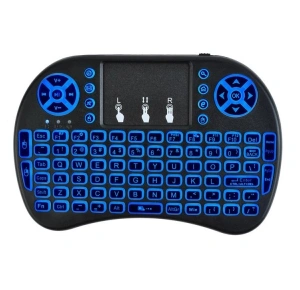 Mini tastatura universala,multimedia, Wireless 2.4GHz, iluminata RGB cu chip inclus - Img 3